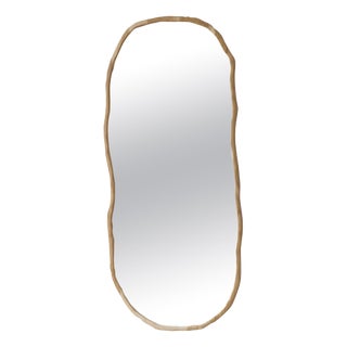 Handcrafted Long Ondulation Mirror by Alice Lahana Studio For Sale