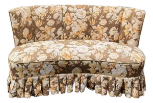 Vintage Danish Mid-Century Modern "Banana" Sofa