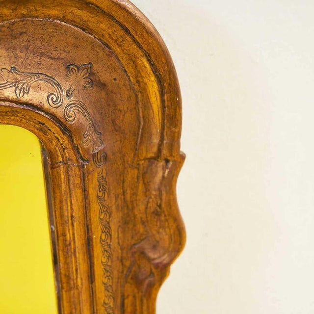 Vintage Gilt Wood Mirror For Sale - Image 6 of 9