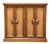 Drexel Furniture Solid Pecan Mediterranean Old World 76" Flip Top Server Buffet W. Caned Doors For Sale