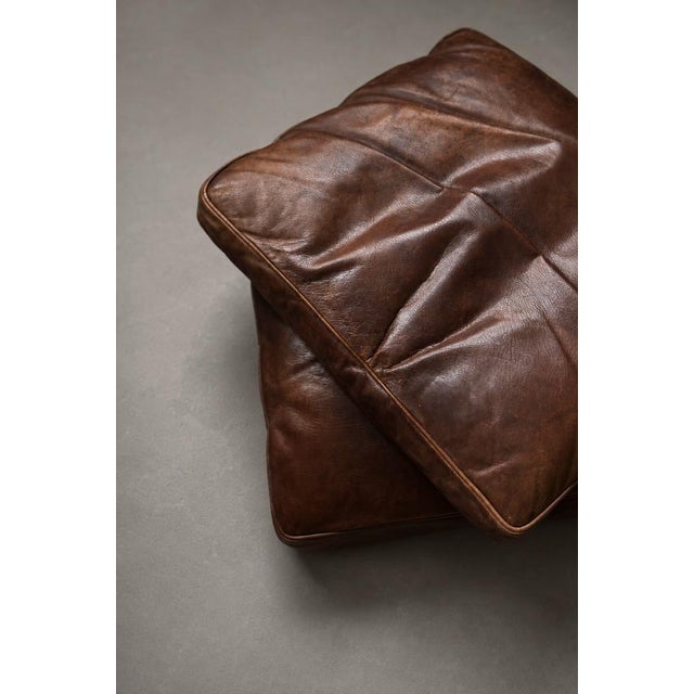 Børge Mogensen Set of Vintage Danish Modern Leather Model 2207 Lounge Chair and Ottoman by Børge Mogensen for Fredericia, 1960s For Sale - Image 4 of 18