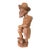 1970s MCM Echt Holz Wood Carving Axe Man West Germany For Sale