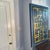 John Frates “Distance Lights” Mid Century Modern Abstract , COA,Hang Multi-Directional, 48x36”x1 1/2in., #1708 For Sale - Image 9 of 11