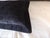 Black Check-Pattern Velvet Decorative Lumbar Pillows From Portugal - Set of 2 For Sale In Tampa - Image 6 of 7