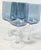 Mid 20th Century Iridescent Blue Goblets- Set of Four For Sale - Image 5 of 10