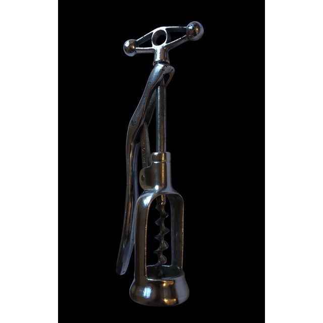 Silver Antique Le Presto Corkscrew by Jacques Pérille for Manufacture de Saint-Étienne MF Étoile, 1890s For Sale - Image 8 of 17
