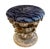 Purple Mid 20th Century Italian Hand Carved Wood Ottoman With Scalamandré Tiger Velvet Upholstery For Sale - Image 8 of 9