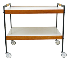 Vintage Austrian Bar Cart Drinks Trolley by Carl Auböck, 1960s