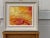 Abstract Expressionism using Red, Orange, Yellow & Gold by Contemporary British Artist, Angela Wakefield. Art measures 12...