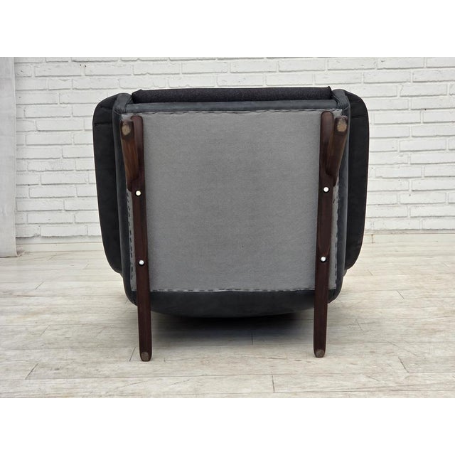 Leather Armchair by Illum Wikkelsø, 1970s For Sale - Image 15 of 17