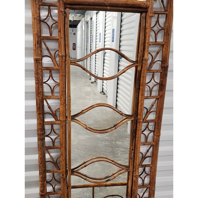 Wood Mid-Century Tortoise Bamboo Hall Tree For Sale - Image 7 of 12