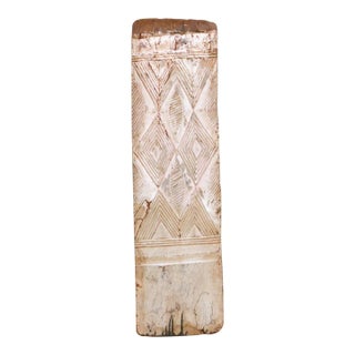 Antique Architectural White Kaolin Carved Panel For Sale