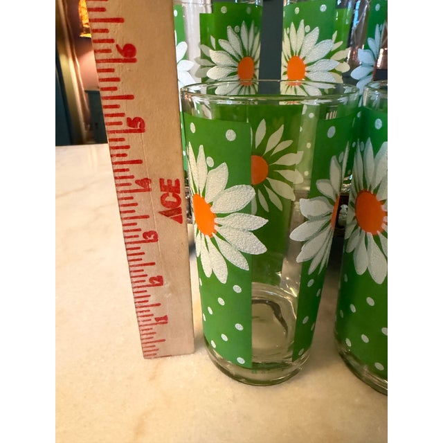 1960s Pasinski Mid-Century Signed Daisy Collins Glasses (Set of 8) - Rare For Sale - Image 13 of 13