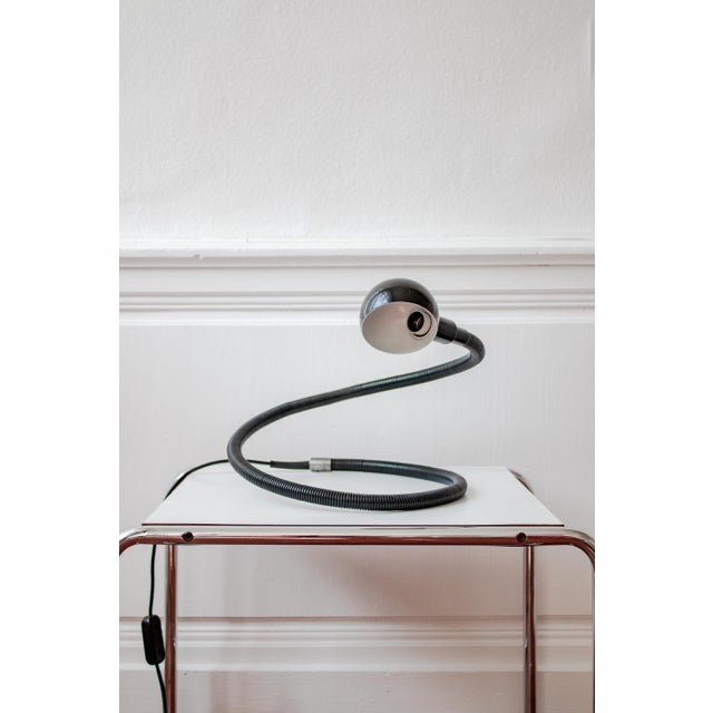 Organic, sculptural, and rare, this lamp is the Hebi model in its large 150 cm version, designed by Japanese designer Isao...