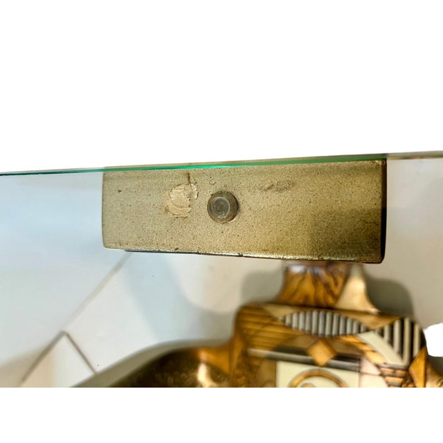 Pair of Postmodern Memphis Style Glass Top Side Tables Attributed to Lam Lee For Sale - Image 14 of 17