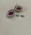 2020s 4 Carat Oval Treated Ruby & 1.2 Ct Diamond Stud Earrings 14 Karat White Gold For Sale - Image 5 of 8