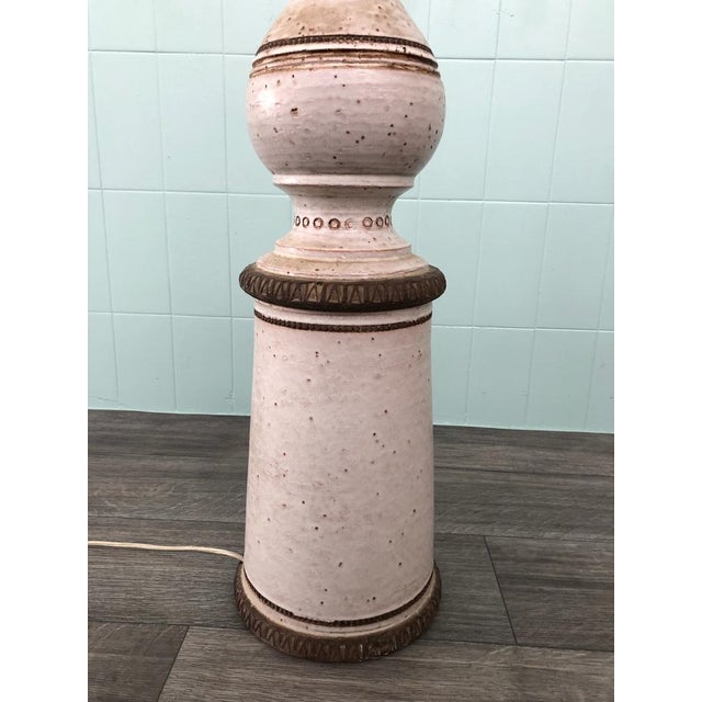 Vintage Ceramic Table Lamp by Aldo Londi for Bitossi, 1960s For Sale - Image 12 of 15