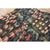 Antique Tapestry Square MilleFleurs Tapestry Fragment Wool Black Textile Art For Sale - Image 4 of 8