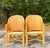 Late 20th Century Vintage Coastal Cane Rattan Dining Chairs After McGuire - Set of 4 For Sale - Image 5 of 12