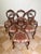 Victorian Carved Walnut Dining Chairs, Set of 6 For Sale - Image 6 of 8