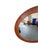 Ethan Allen Ethan Allen Avenue Collection Round Cherry Wood Beveled Wall Mirror Console For Sale - Image 4 of 11