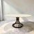 Modern Kreiss Trieste Collection 60" Round Travertine & Wrought Iron Center or Dining Table For Sale In Palm Springs - Image 6 of 14