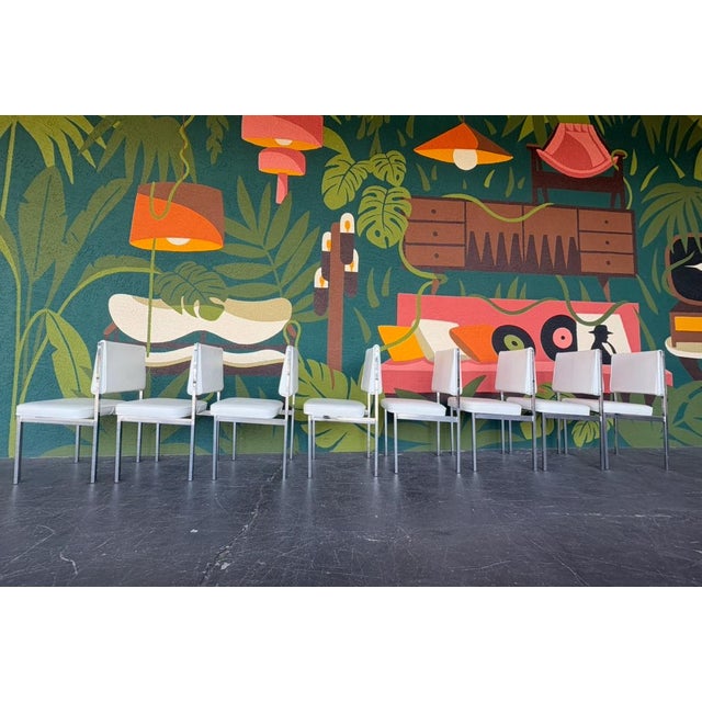 Metal Mid Century Daystrom Dining Chairs - 8 For Sale - Image 7 of 13