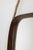 Mirror in a teak frame with a shadow box design. Rectangular shape softened by slightly curved sides. Wide rope hanging...