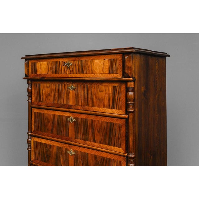 Gründerzeit Chest of Drawers in Walnut, 1700s For Sale - Image 16 of 18