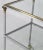 Mid 20th Century Mid Century Modern Two-Tier Brass Chrome Glass Rectangular Serving Bar Cart For Sale - Image 5 of 9