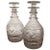 19th Century English Anglo Irish Glass Cut Crystal Decanters - A Pair For Sale - Image 11 of 11