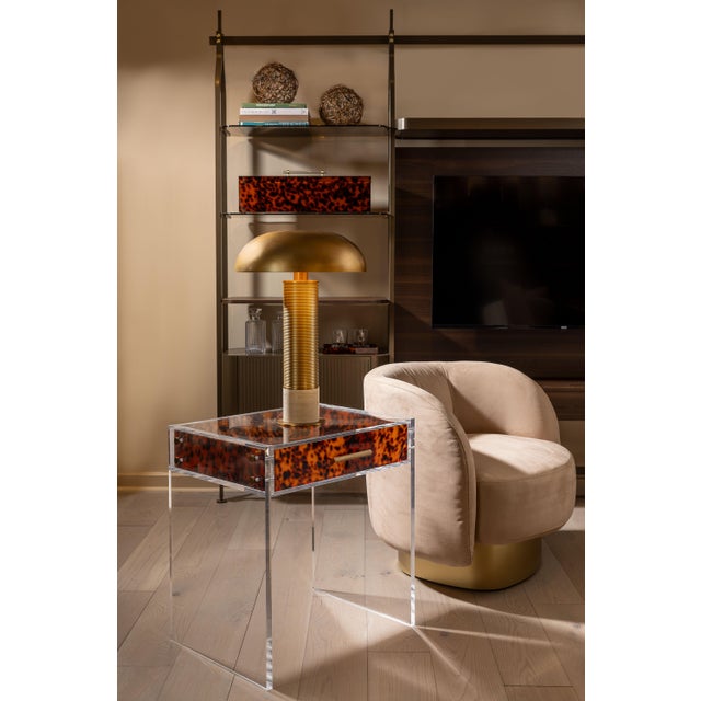 2020s Orion Brass Lamp For Sale - Image 5 of 9