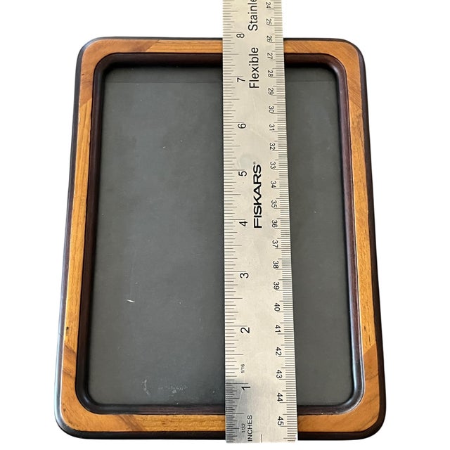 Wood 1970s Pair of Danish Modern Solid Wood Picture Frames for 5x7 Photos For Sale - Image 7 of 9