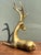 Metal Vintage Brass Deer Sculpture For Sale - Image 7 of 16