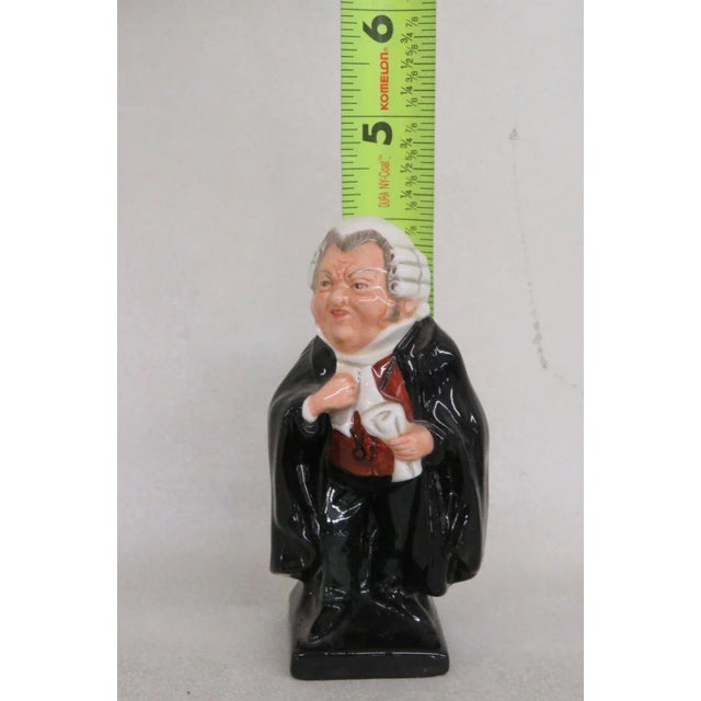 Royal Doulton Royal Doulton England Charles Dickens Collection Buzfuz Mini Figurine For Sale - Image 4 of 8