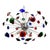 Italian Handmade Murano Glass Multicolor Sputnik Chandelier from Simoeng For Sale - Image 13 of 14