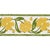 Contemporary Sample - Schumacher Adra Hand Blocked Tape in Yellow & Green For Sale - Image 3 of 3