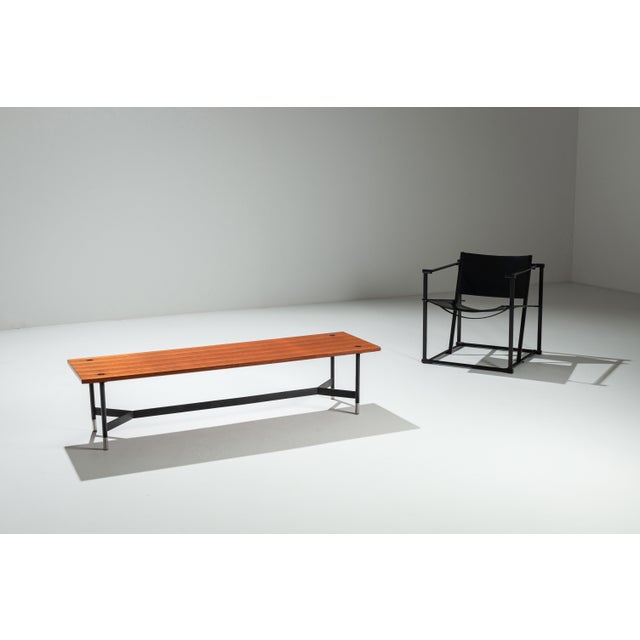 Large Coffee Table or Bench attributed to Rossi di Albizzate, 1960s For Sale - Image 6 of 12