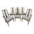Mid-Century Modern Cane Back Dining Chairs - Set of 6 For Sale