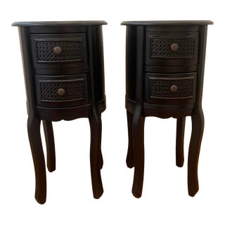 2 Drawer Tall Nightstands, Set of 2 For Sale