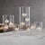 Kelly 4-Piece Set Glass Tealight Holder/Hurricane, L For Sale - Image 4 of 8