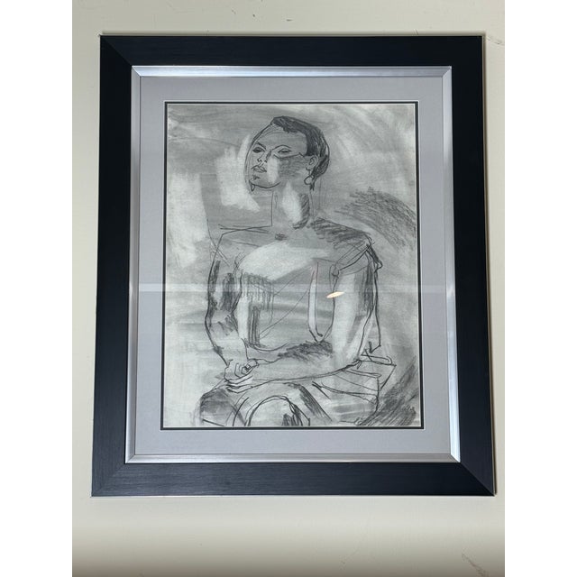 Art by Modernist Carol Crain, Chicago Art Inst. For Sale - Image 4 of 8