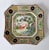 Ceramic Vintage Chinese Square Rose Medallion Porcelain Plate With Dog and Money For Sale - Image 7 of 7