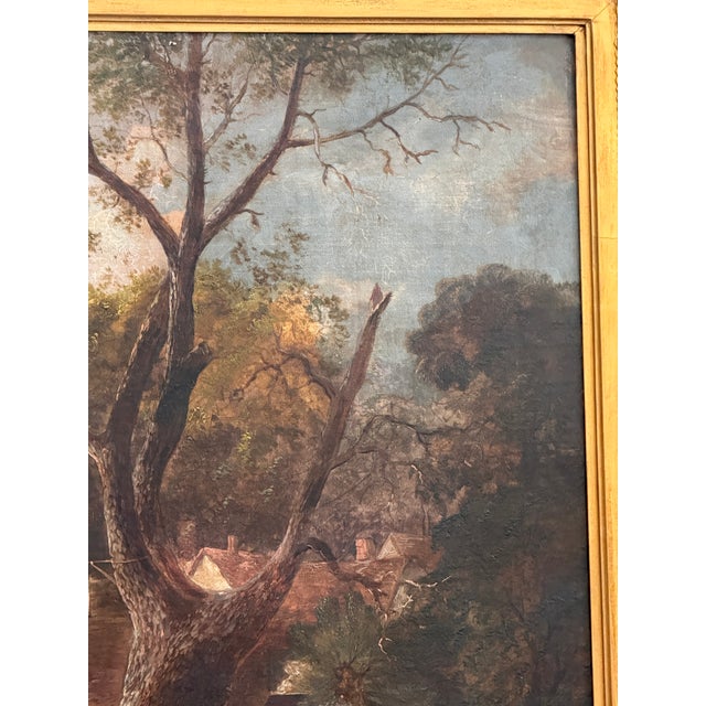 Large Late 19th Century English Oil Landscape Painting For Sale - Image 4 of 9