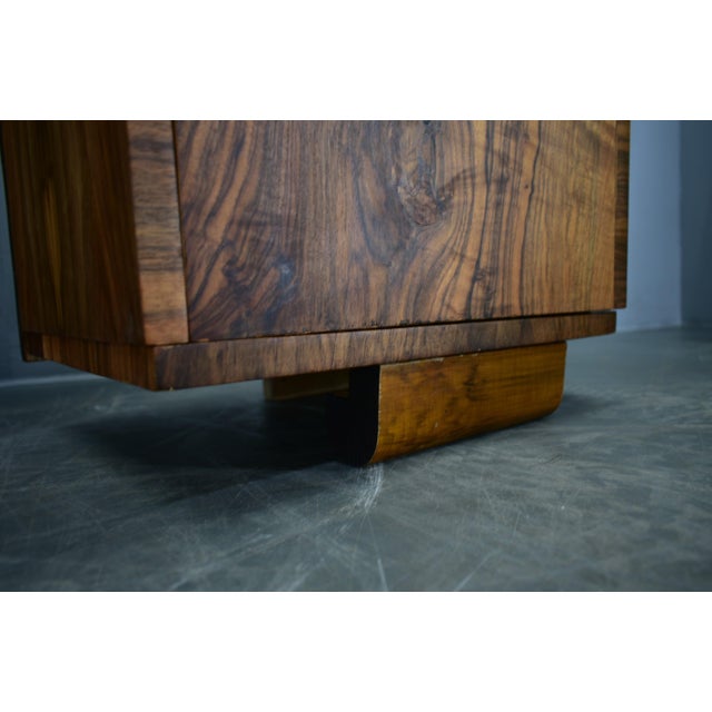 Wood Art Deco Bedside Tables, Czechoslovakia, 1932s, Set of 2 For Sale - Image 7 of 18