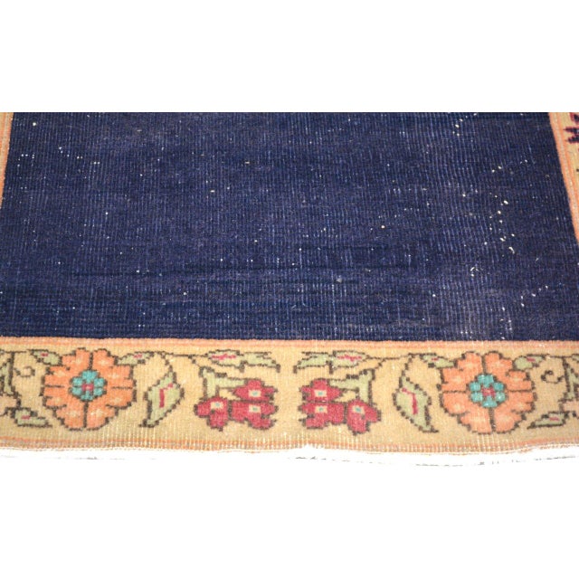 1950s Vintage Turkish Anatolian Hand Knotted Wool Rug, 2'5''x4' For Sale - Image 5 of 5