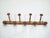Bamboo wall-mounted coat rack, circa 1900 Length 98.5 cm Height 25 cm Depth 13 cm In good, original condition. One hook is...