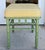 Mid 20th Century Charles Pollock for William Switzer Green Faux Bamboo Footstool Bench - 1 of 2 For Sale - Image 5 of 6