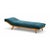 Vintage Chaise Longue in Wood and Fabric For Sale - Image 5 of 5