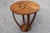 Wood 1930's French Art Deco Burl Walnut Accent / Side Table With Compass Inlay Detail For Sale - Image 7 of 8